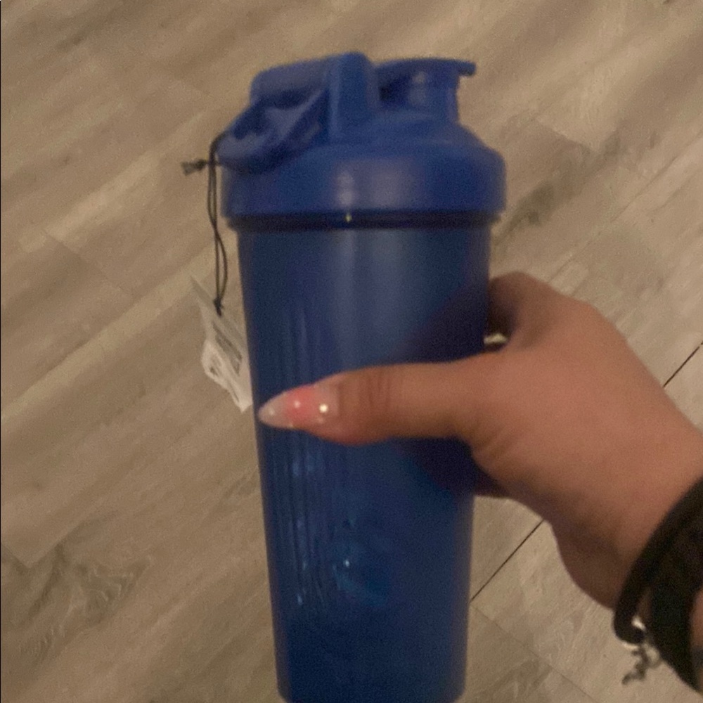 Blue Shaker Bottle